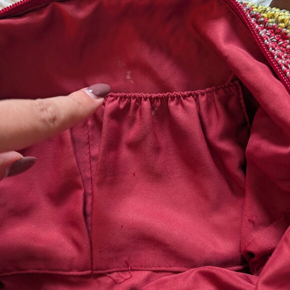 The Sak Cambria Crochet Tote Bag Rainbow Striped Multicolor Boho - Picture 15 of 15